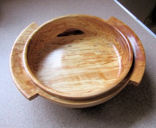Silver Birch bowl by Keith Leonard